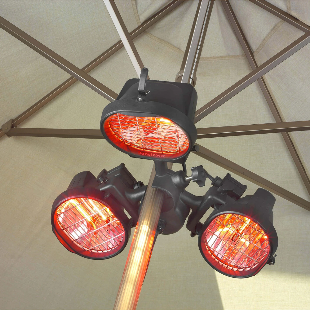 Miniatuur van Eurom elektrische terrasverwarmer voor parasol 1500W (333329)