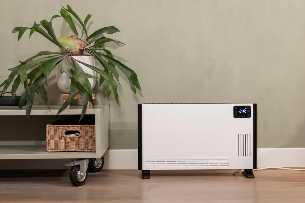 Miniatuur van Eurom elektrische kachel met afstandsbediening en turbo functie 2400W (360479)