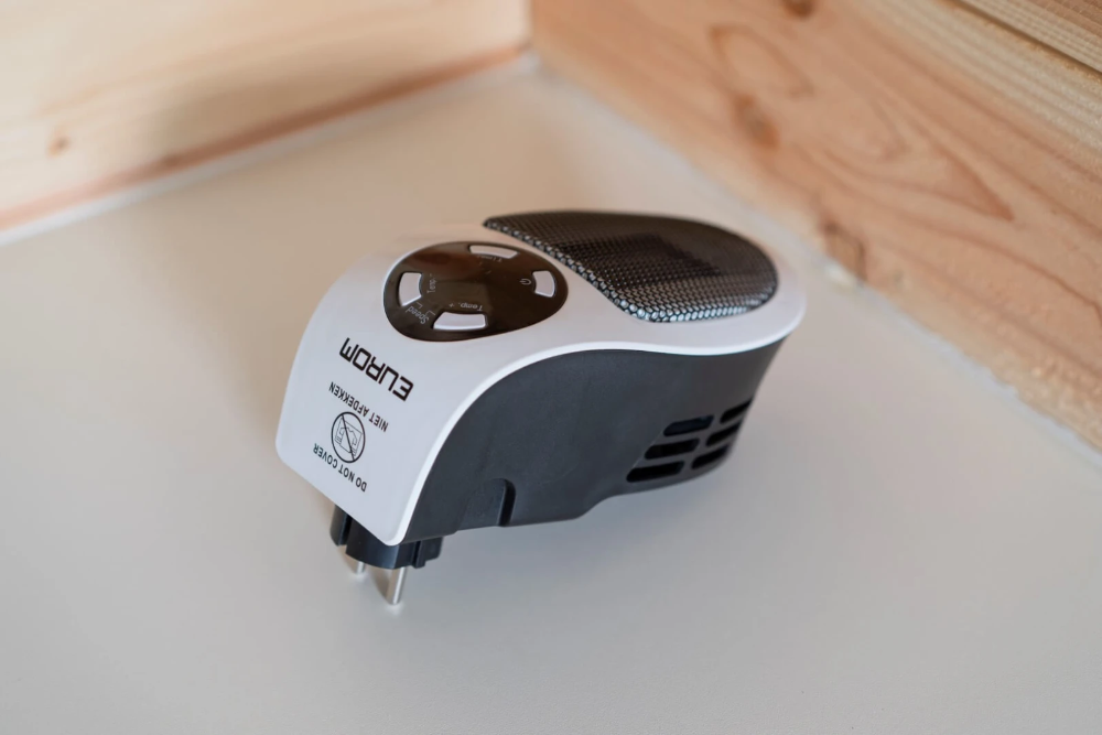 Miniatuur van Eurom keramische kachel met stekker, thermostaat, timer en oververhittingsbeveiliging 500W (340884)