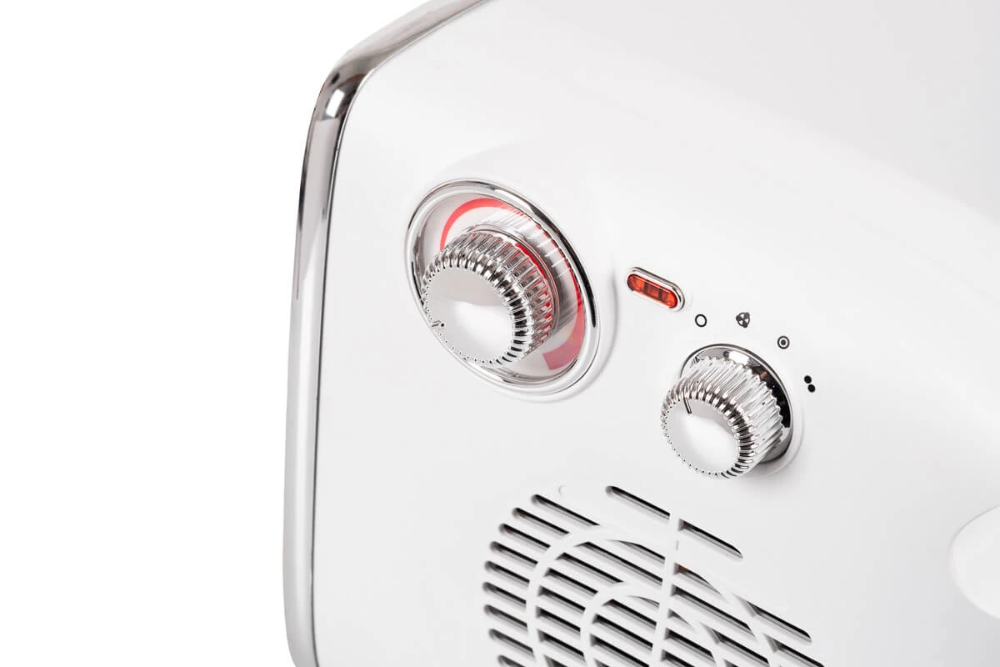Miniatuur van Eurom retro ventilatorkachel met 3 standen 1800W - wit (352160)