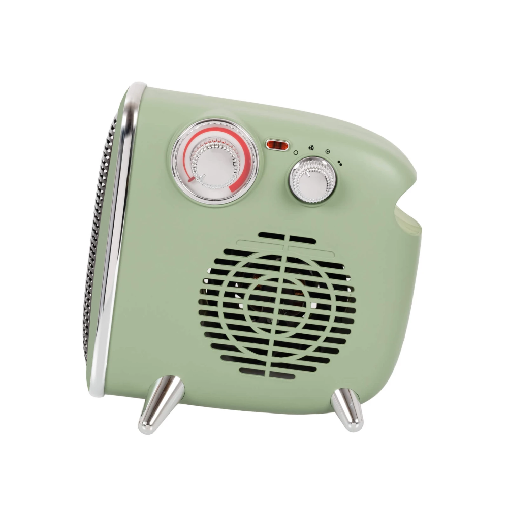 Miniatuur van Eurom retro ventilatorkachel met 3 standen 1800W - groen (352146)