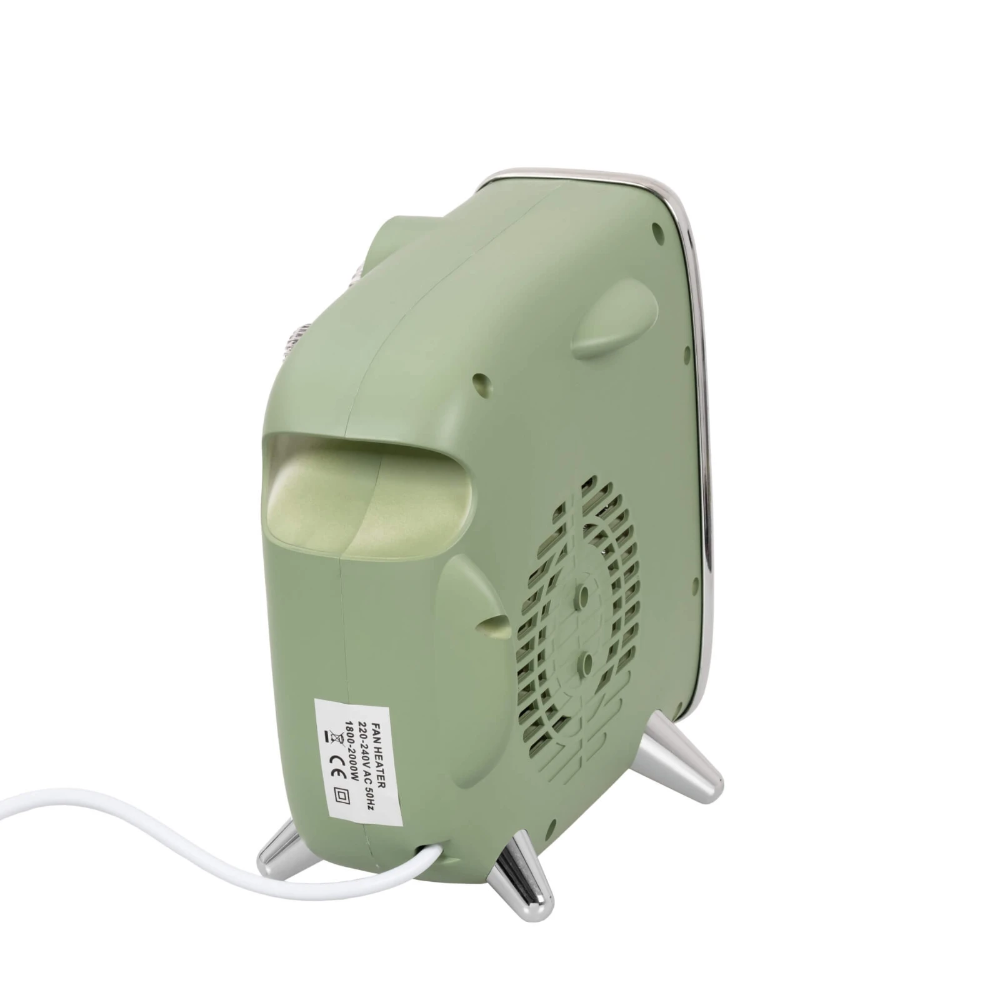 Miniatuur van Eurom retro ventilatorkachel met 3 standen 1800W - groen (352146)