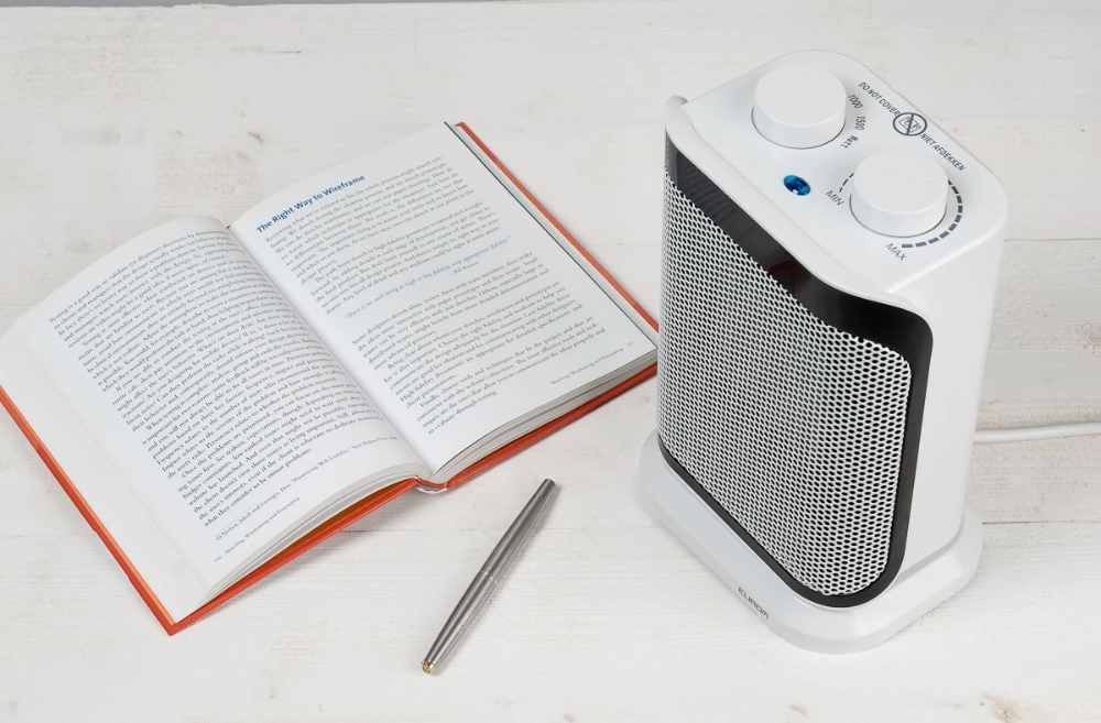 Miniatuur van Eurom compacte keramische kachel met 3 standen en thermostaat 1500W (342505)