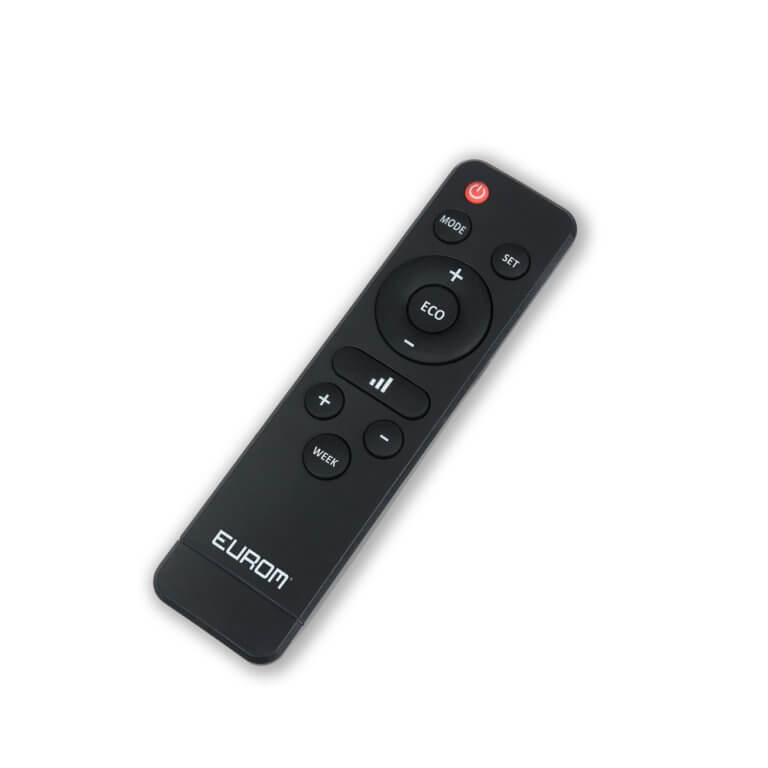 Miniatuur van Eurom alutherm elektrische kachel 2000W met WiFi en app - zwart (360769)