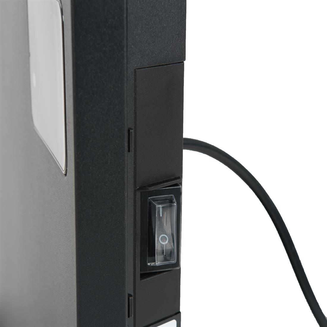 Miniatuur van Eurom alutherm elektrische kachel 800W met WiFi en app - zwart (360547)