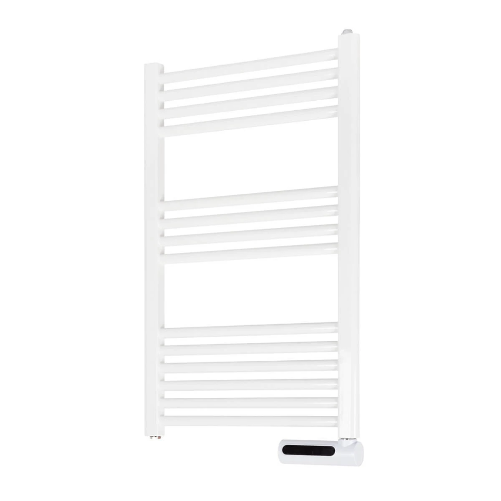 Miniatuur van Eurom elektrische handdoekradiator voor badkamer 500W met thermostaat en timer - wit (352450)