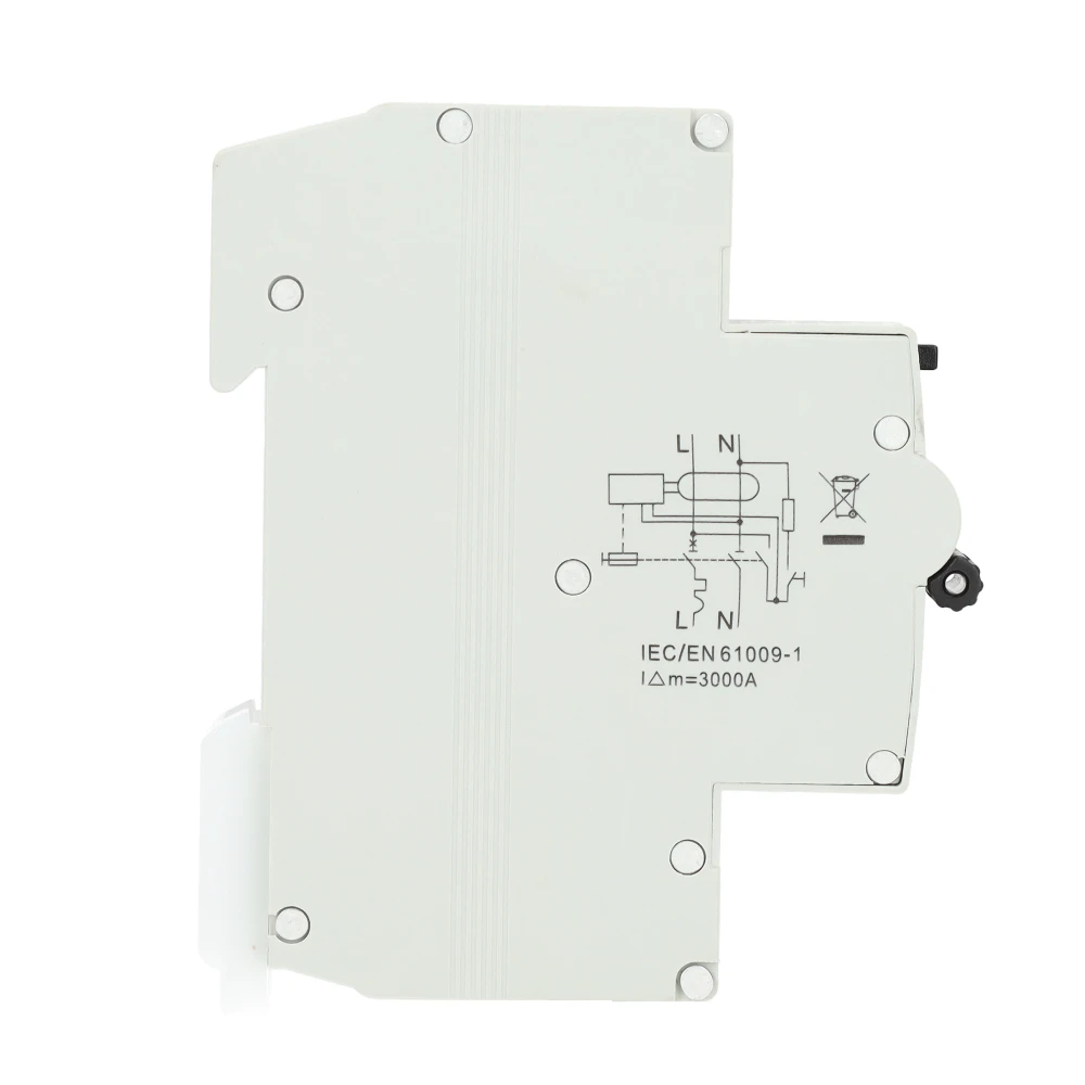 Miniatuur van EMAT differentieelautomaat 1-polig+nul 40A C-kar 30mA (85006060)
