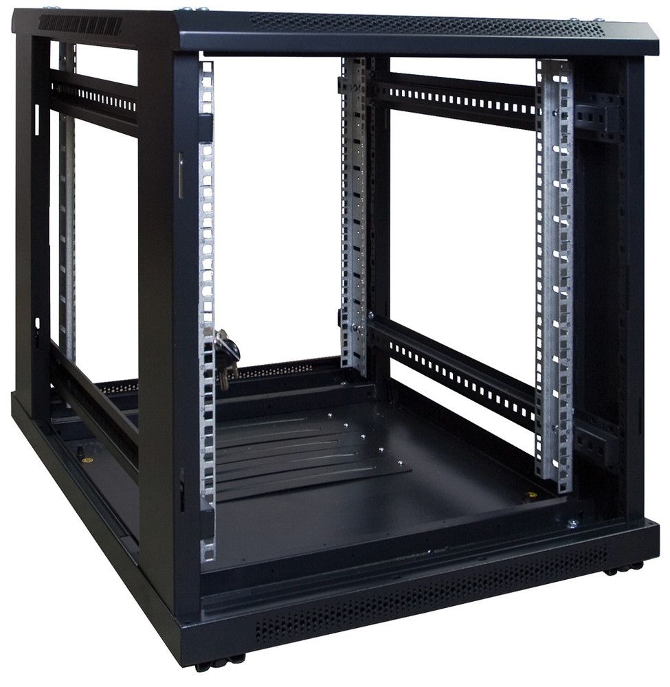 Miniatuur van 15U mini patchkast met geperforeerde deur 600x600x770mm (DS6812)