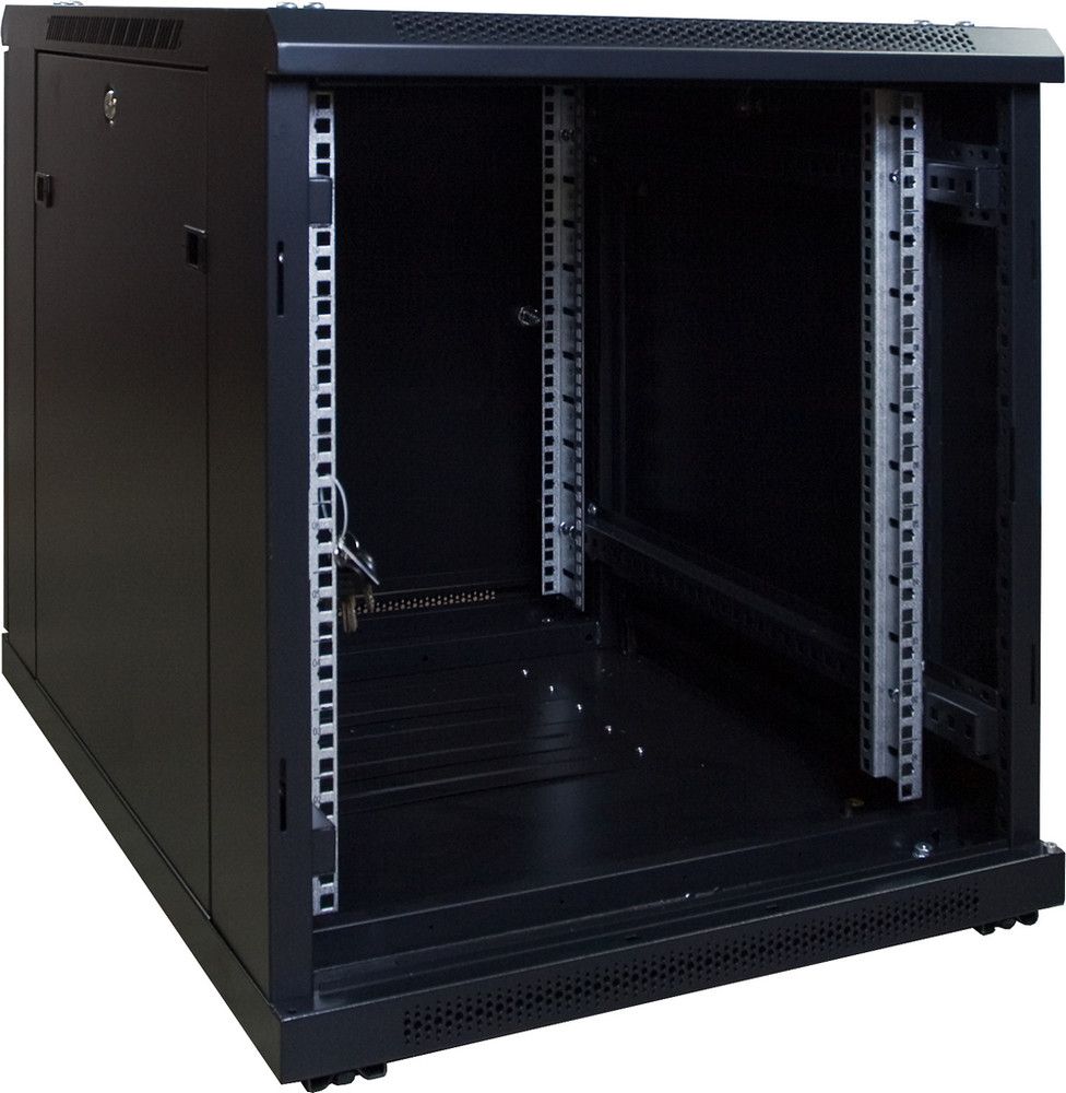 Miniatuur van 12U mini patchkast met glazen deur 600x600x720mm (DS6612-MINI)