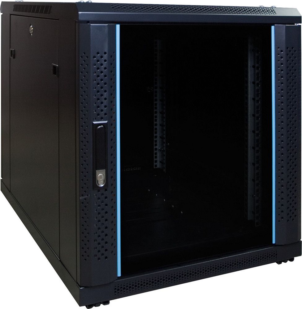 Miniatuur van 12U mini patchkast met glazen deur 600x600x720mm (DS6612-MINI)
