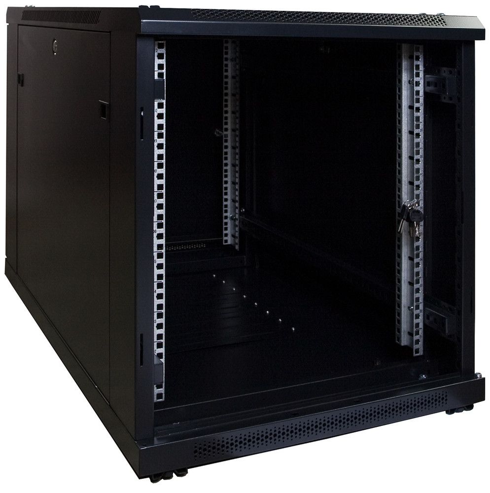 Miniatuur van 12U mini patchkast met glazen deur 600x1000x720mm (DS6012)