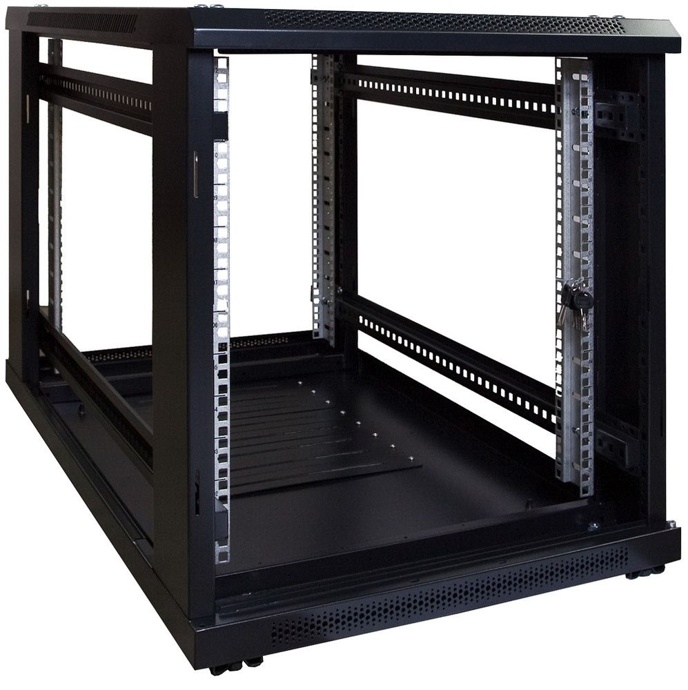 Miniatuur van 12U mini patchkast met glazen deur 600x1000x720mm (DS6012)