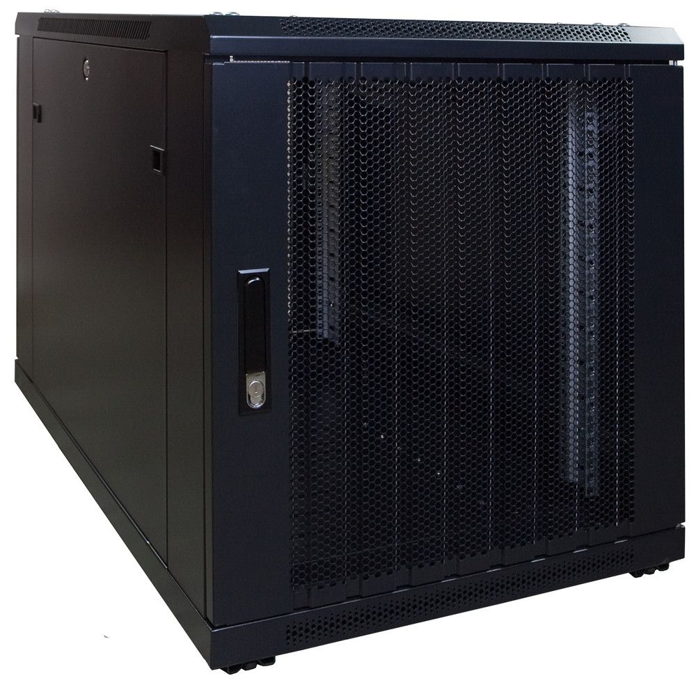 Miniatuur van 12U mini patchkast met geperforeerde deur 600x1000x720mm (DS6012PP)