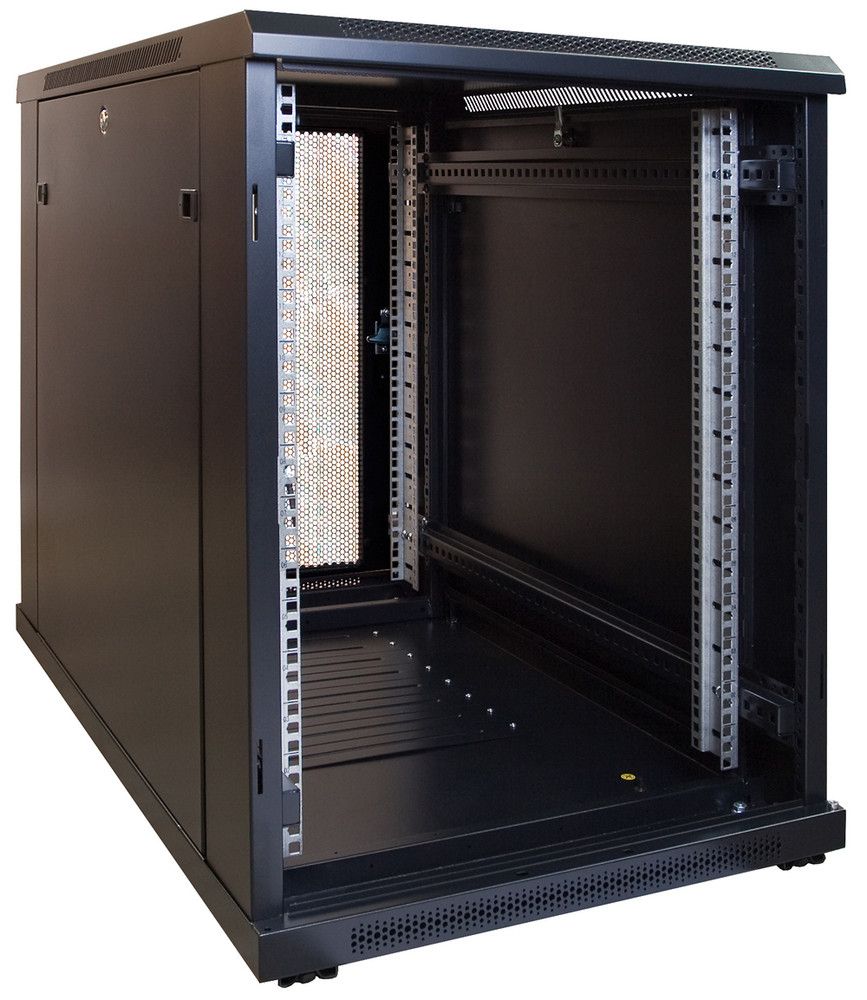 Miniatuur van 15U mini patchkast met geperforeerde deur 600x1000x769mm (DS6015PP)