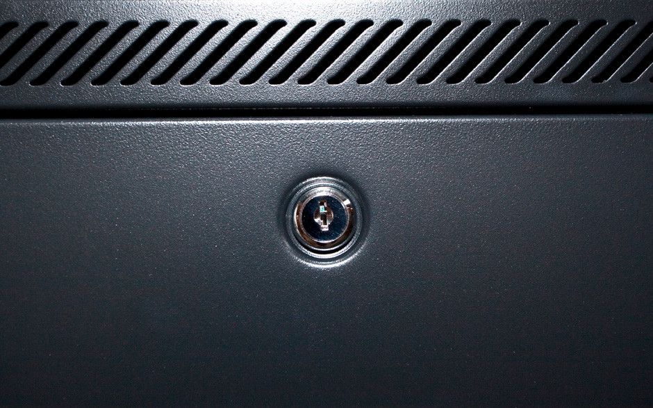 Miniatuur van 15U mini patchkast met geperforeerde deur 600x1000x769mm (DS6015PP)
