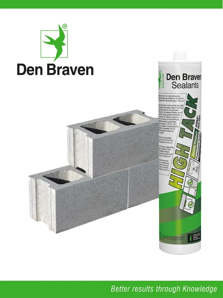 Miniatuur van Den Braven Zwaluw High Tack constructielijm montagekit hoge aanvangshechting - koker 290ml - wit (11184100)