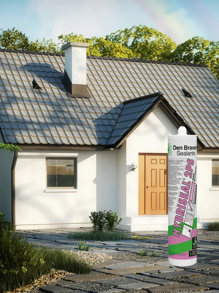 Miniatuur van Den Braven Zwaluw Hybriseal 2PS overschilderbare afdichtingskit beglazingskit KOMO - koker 290ml - grijs (10870500)