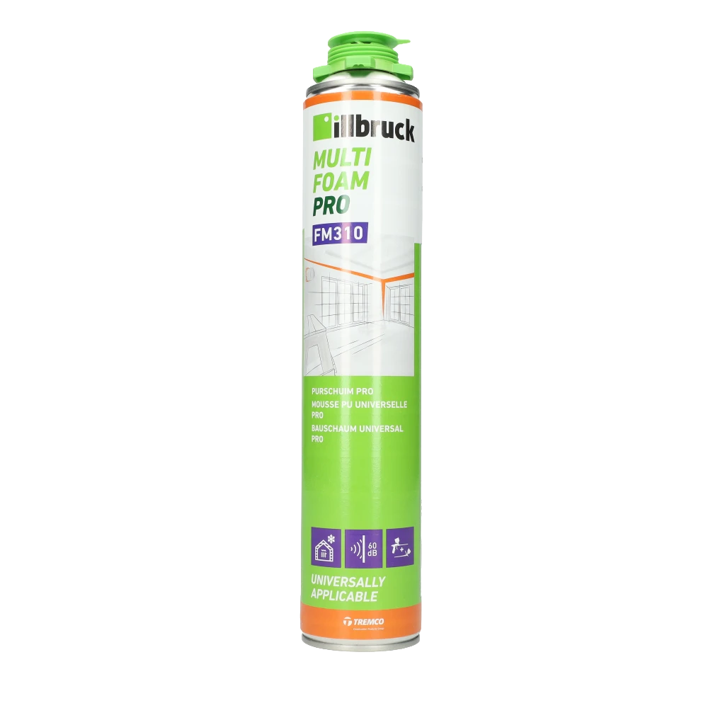 Miniatuur van illbruck pistoolschuim purschuim multi foam pro - bus 750ml - lichtgroen (FM310)