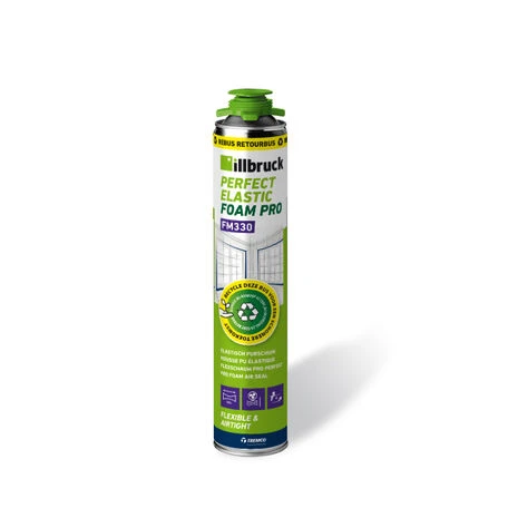 Miniatuur van illbruck flexibel pistoolschuim purschuim elastic foam pro - bus 880ml - wit (FM330)
