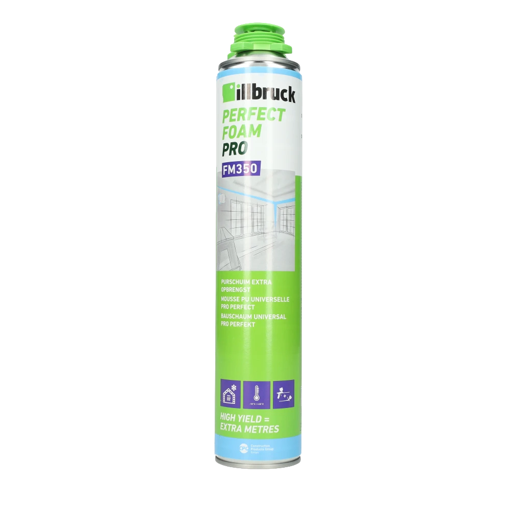 Miniatuur van illbruck pistoolschuim purschuim perfect foam pro - bus 880ml - lichtgroen (FM350)