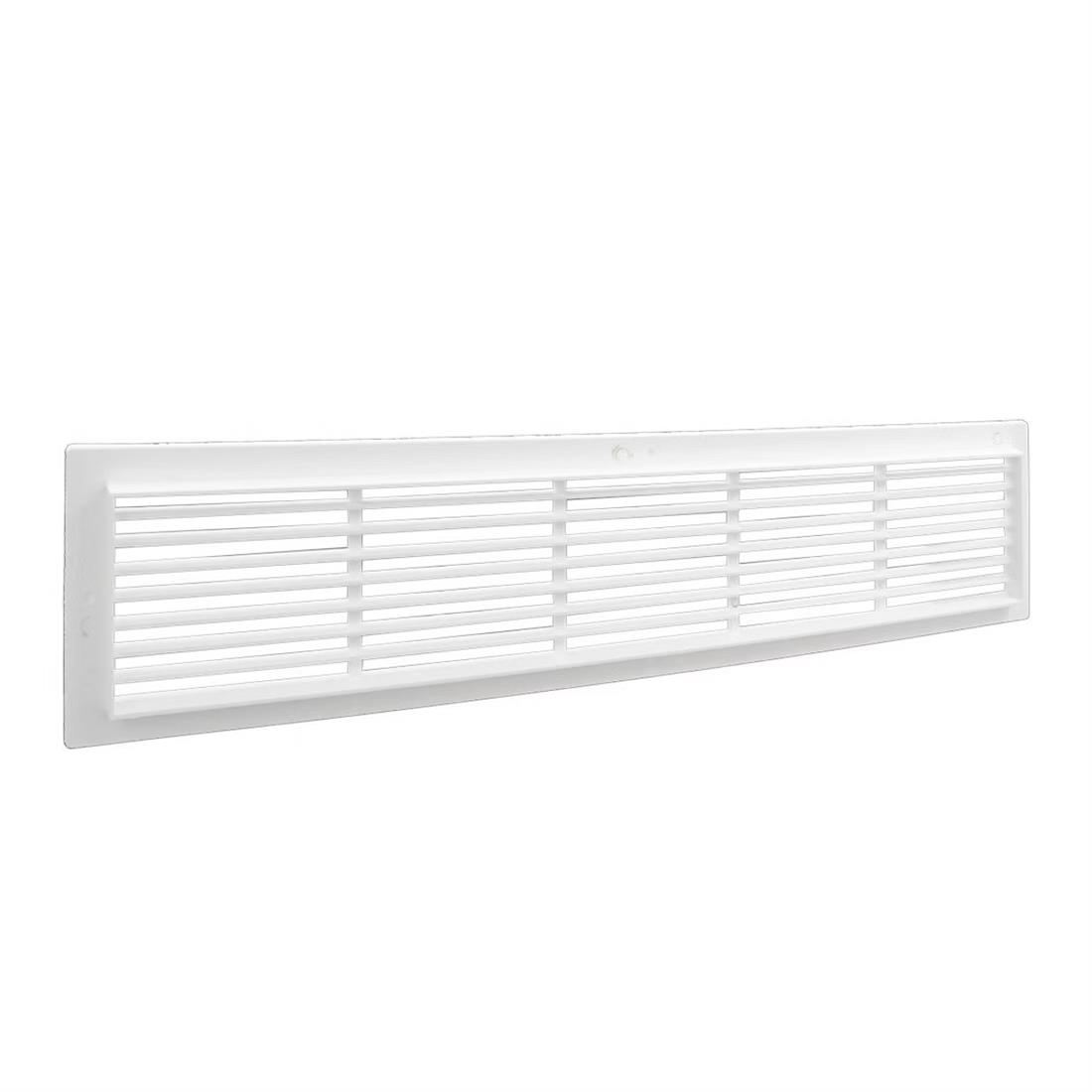 Miniatuur van AIR CONTROL inbouw deurventilatierooster 370x82mm - wit (20201081)