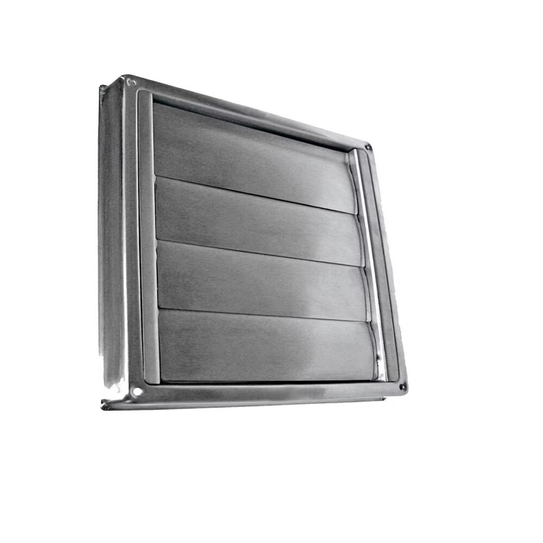 Miniatuur van WEHA lamellenrooster inox Ø125mm RVS - zwart (20500125 ZW)