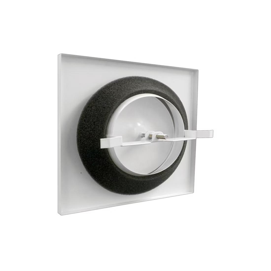 Miniatuur van WEHA ventielrooster voor toevoer, vierkant en afsluitbaar Ø125mm - wit (20703125)