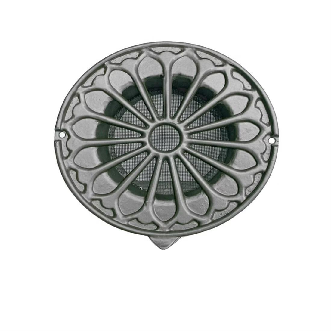 Miniatuur van WEHA retro rooster rond Ø125mm - aluminium brons (20800125)