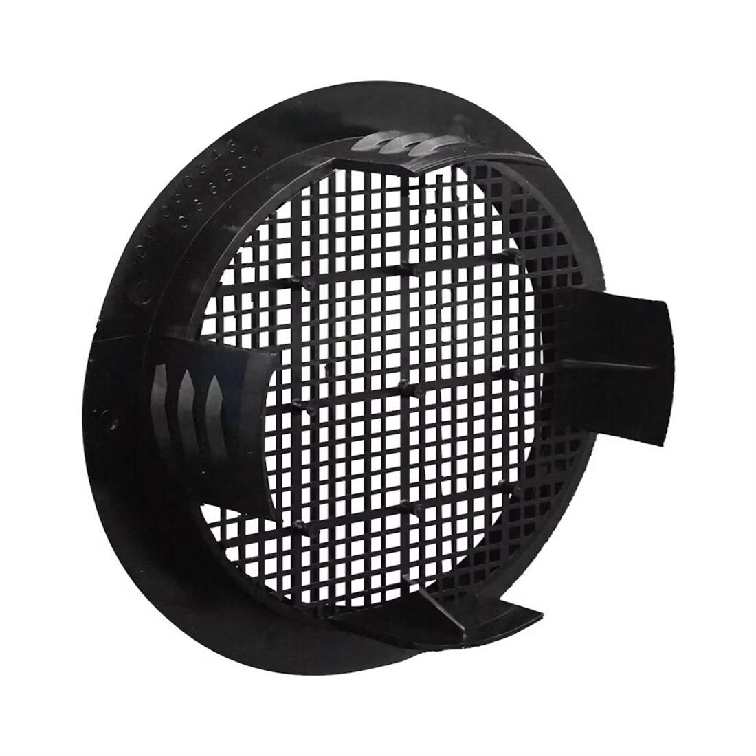 Miniatuur van AIR CONTROL ventilatierozet inbouw 100mm kunststof 71cm2 - zwart (20201091 ZW)