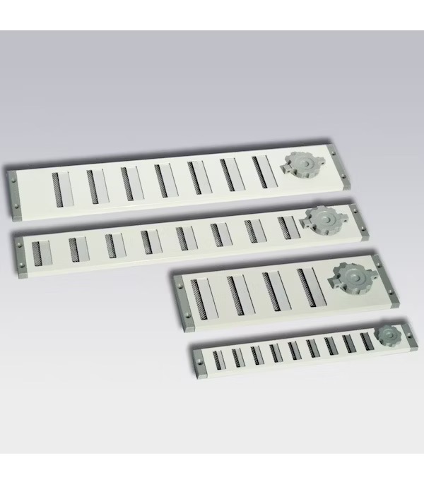 Miniatuur van WEHA schuifrooster aluminium met vliegengaas 500x65mm - wit (24035006 W)