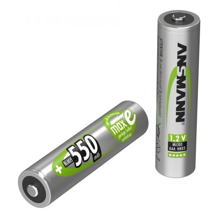 Miniatuur van Ansmann oplaadbare batterij NiMH AAA 1.2V 550mAh - verpakking per 4 stuks (5030772)