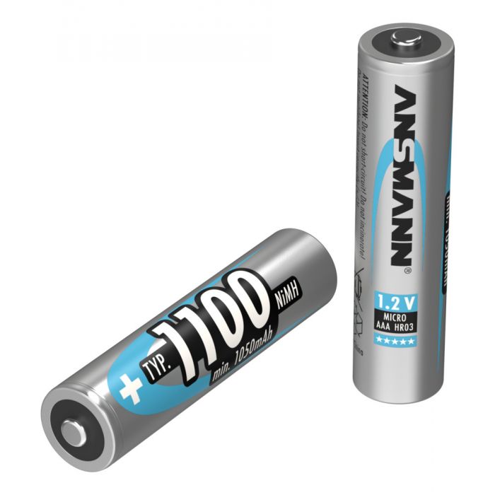Miniatuur van Ansmann oplaadbare batterij NiMH AAA 1.2V 1.100mAh - verpakking per 4 stuks(5035232)