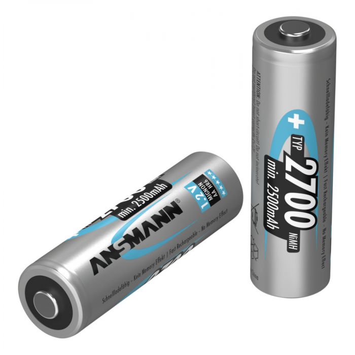 Miniatuur van Ansmann oplaadbare batterij NiMH AA 1.2V 2.700mAh - verpakking per 4 stuks (5030842)