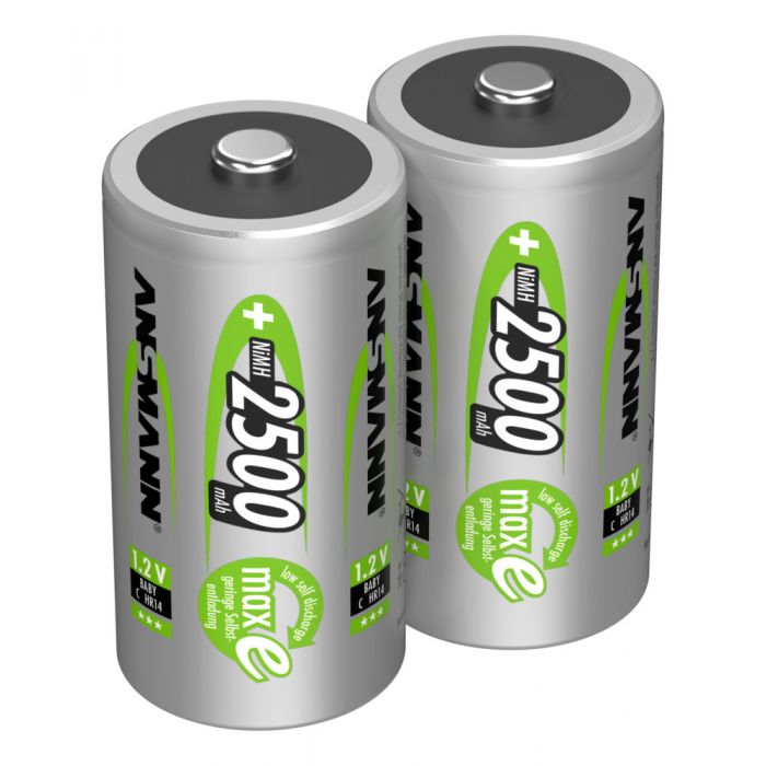 Miniatuur van Ansmann oplaadbare batterij NiMH baby C 2.500mAh - verpakking per 2 stuks (5030912)