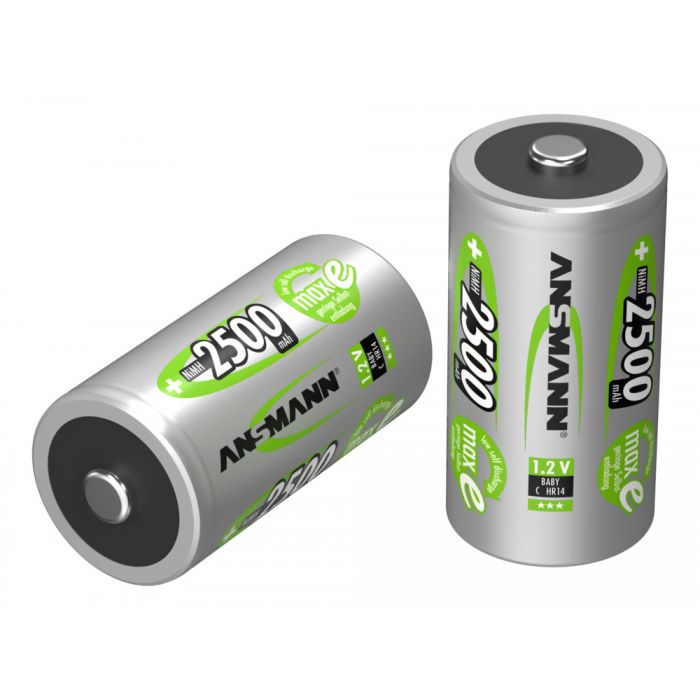 Miniatuur van Ansmann oplaadbare batterij NiMH baby C 2.500mAh - verpakking per 2 stuks (5030912)