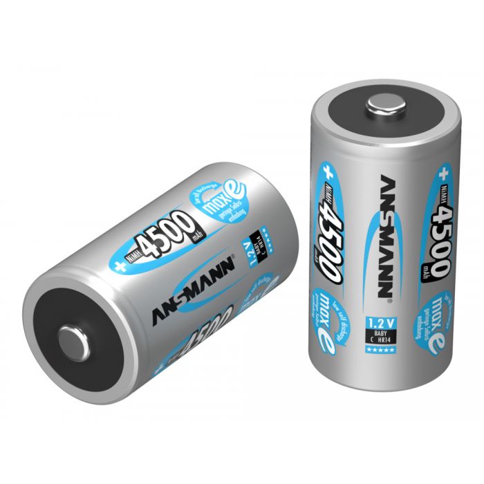 Miniatuur van Ansmann oplaadbare batterij NiMH baby C 4.500mAh - verpakking per 2 stuks (5035352)