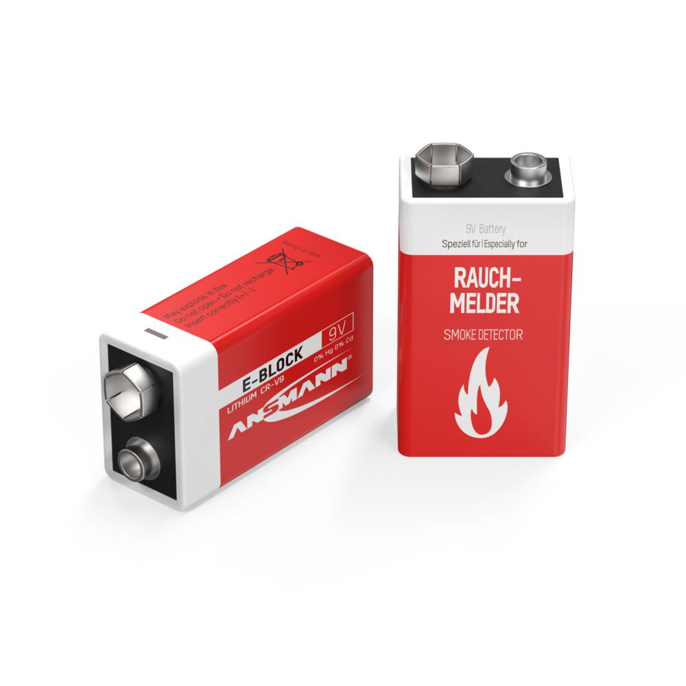 Miniatuur van Ansmann Lithium batterij 9V rookmelder - verpakking per 1 stuk (5021023-01)