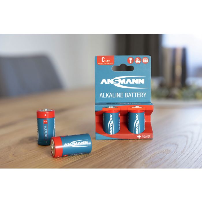 Miniatuur van Ansmann alkaline batterij baby C / 1,5V - verpakking per 2 stuks (1513-0000)