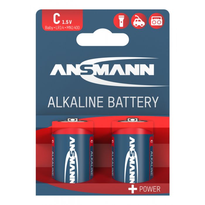 Miniatuur van Ansmann alkaline batterij baby C / 1,5V - verpakking per 2 stuks (1513-0000)