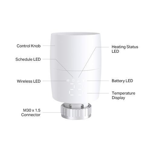 Miniatuur van TP-LINK KE100 Kasa smart thermostatische radiatorkraan