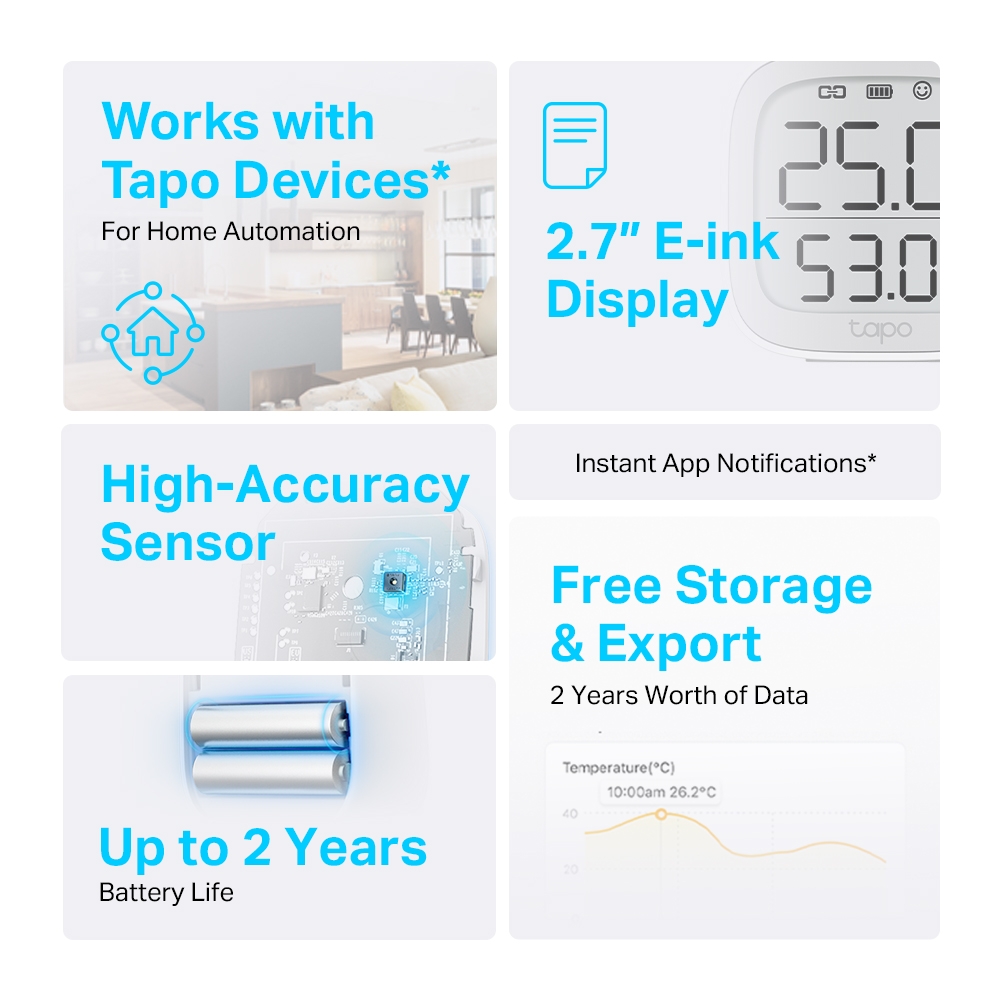 Miniatuur van TP-LINK Tapo T315 Smart-thermometer en -hygrometer