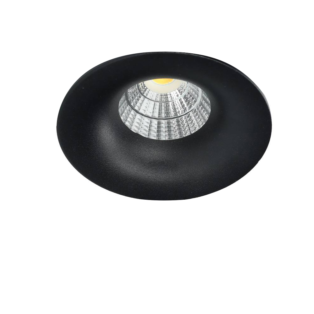 Miniatuur van LED Republic waterdichte verdiepte inbouwspot rond zwart 5W 450lm 2000K-3000K DTW incl. driver IP65 zaagmaat Ø75mm - diameter 85mm