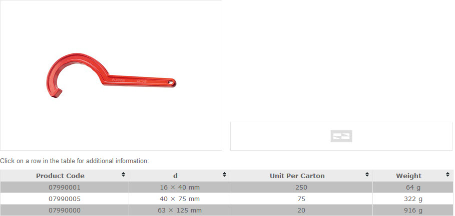 Miniatuur van Plasson montagesleutel voor PP klemkoppelingen 16-40mm tyleen (7990-016040)