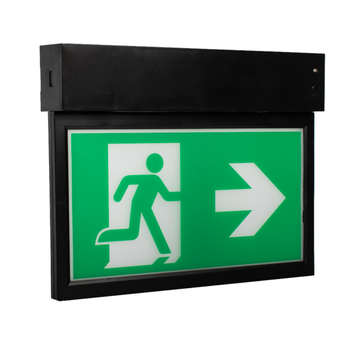 Miniatuur van ION industries noodverlichting onderhangend 3h autotest IP40 - zwart (60.100.013)