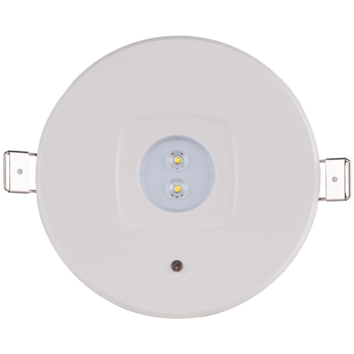 Miniatuur van ION industries noodverlichting inbouw rond 3h autotest IP20 - wit (60.100.020)