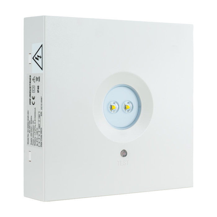 Miniatuur van ION industries noodverlichting opbouw vierkant 3h autotest IP40 - wit (60.100.030)