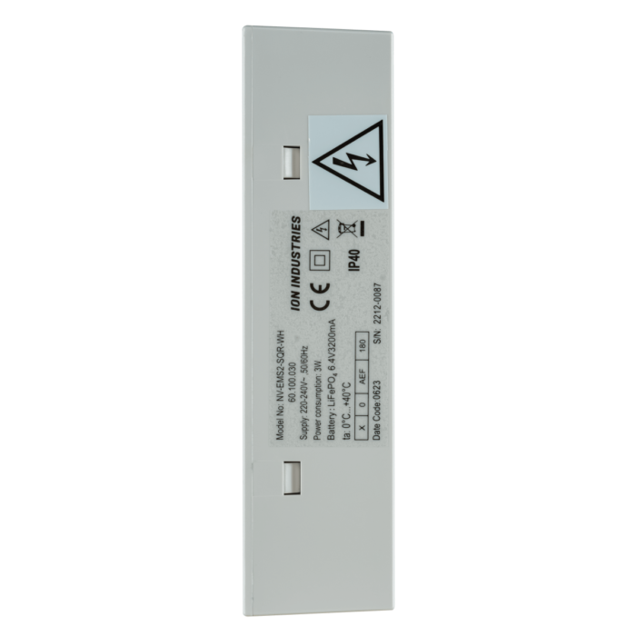 Miniatuur van ION industries noodverlichting opbouw vierkant 3h autotest IP40 - wit (60.100.030)