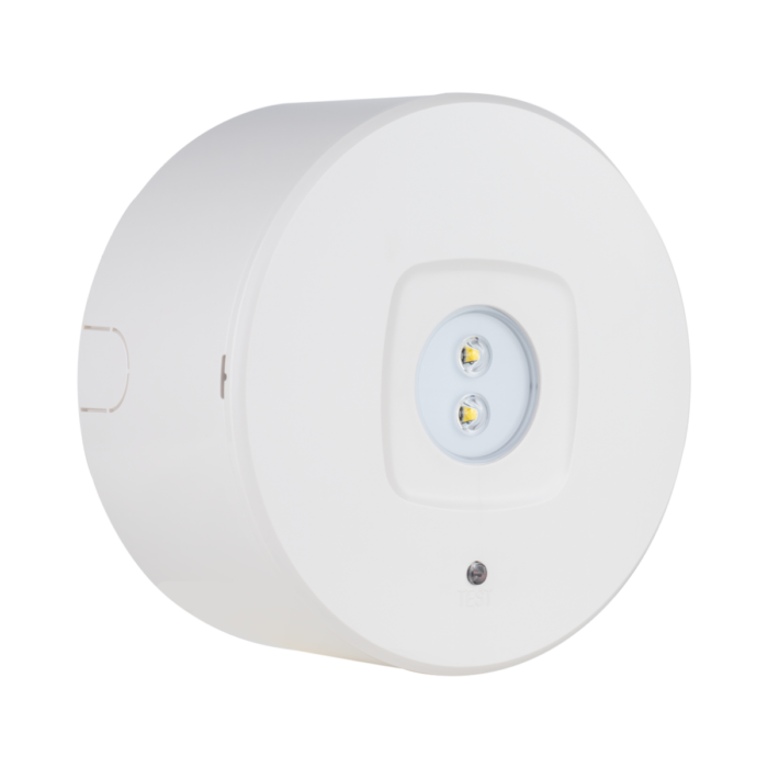 Miniatuur van ION industries noodverlichting opbouw rond 3h autotest IP40 - wit (60.100.035)