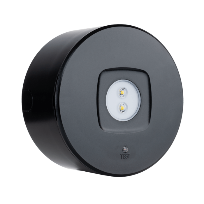 Miniatuur van ION industries noodverlichting opbouw rond 3h autotest IP40 - zwart (60.100.036)