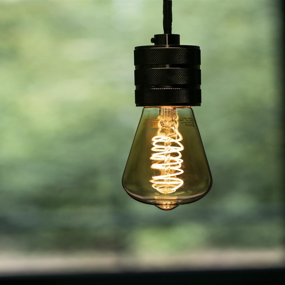 Miniatuur van Bailey LED lamp filament buis eenkneeps E27 3.2W 180lm flame 1900K dimbaar (145013)
